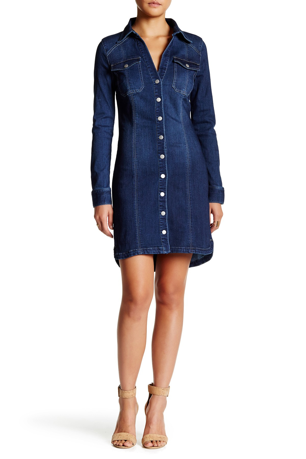 tesco denim shirt dress